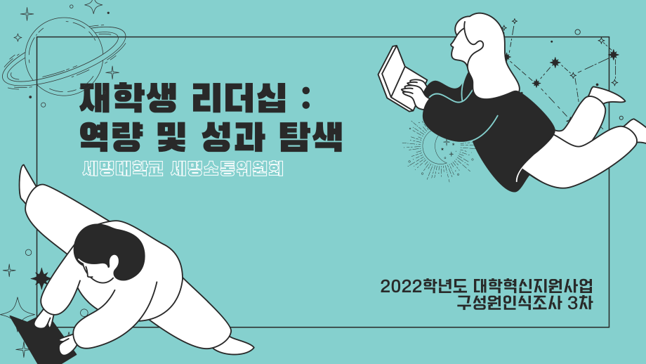 세명대 대학혁신지원단｜2022학년도 대학혁신지원사업 구성원 인식 조사 3차